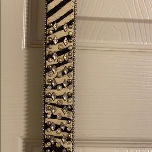 Belt with bling